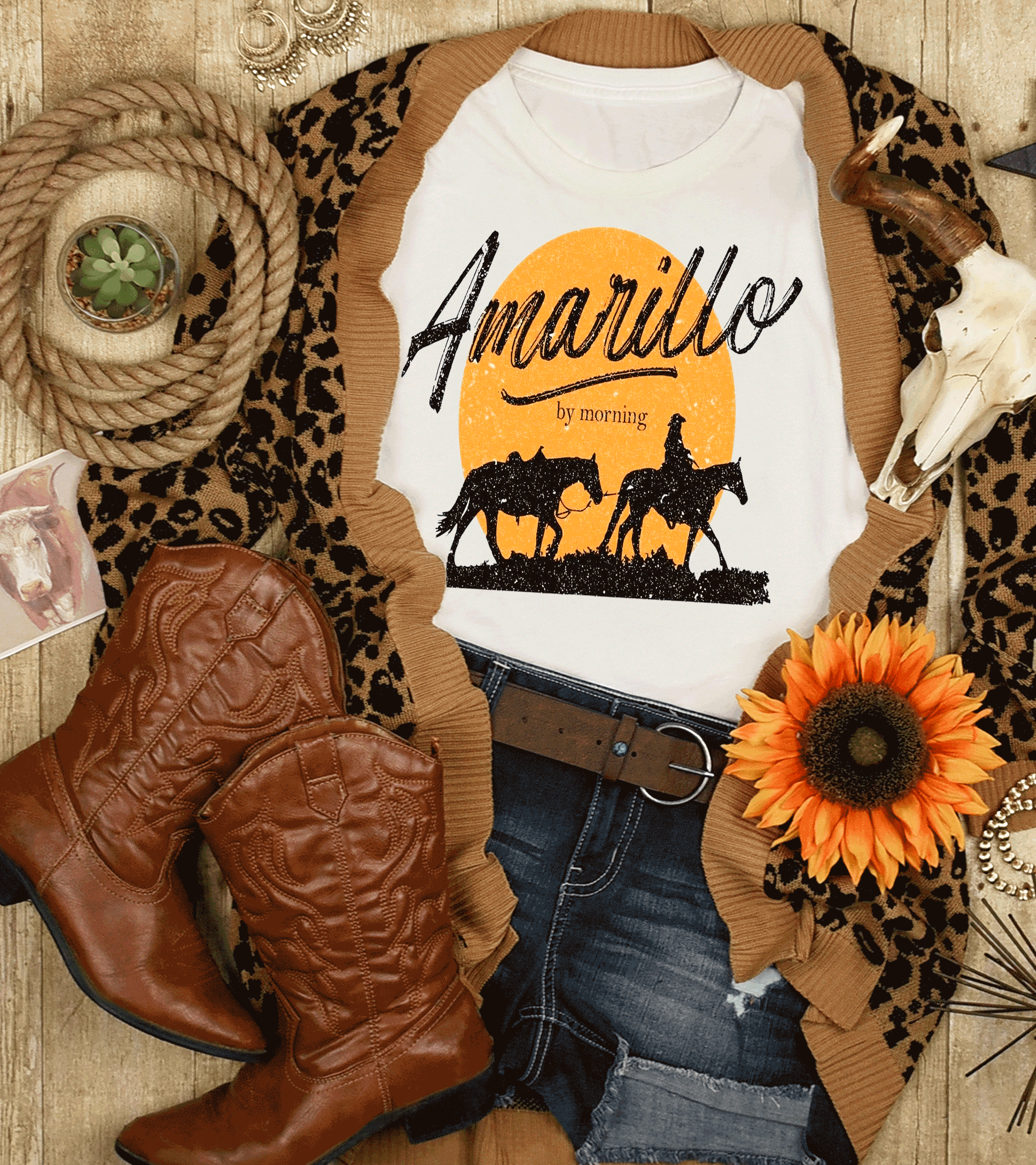 Amarillo by Morning Comfort Colors Western Shirts Rodeo Shirts Cowboy Tees