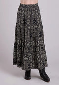 Stetson Bandana Patchwork (Black) - Women's Skirt