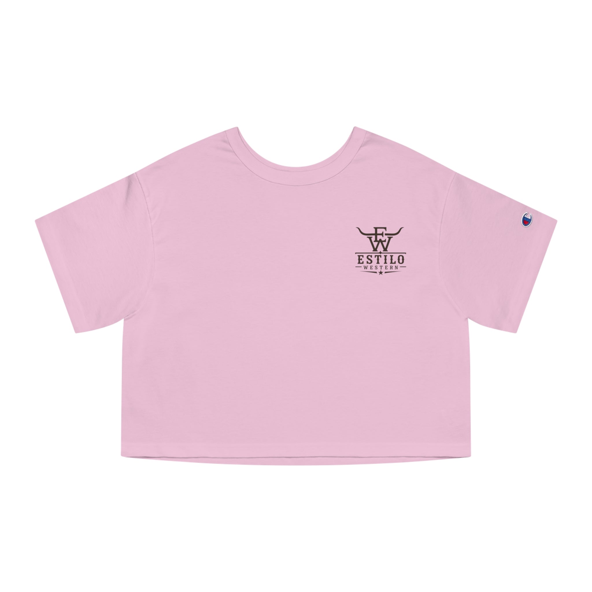 Estilo Heritage Cropped Tee — Minimal Western Logo Women's Crop T-Shirt