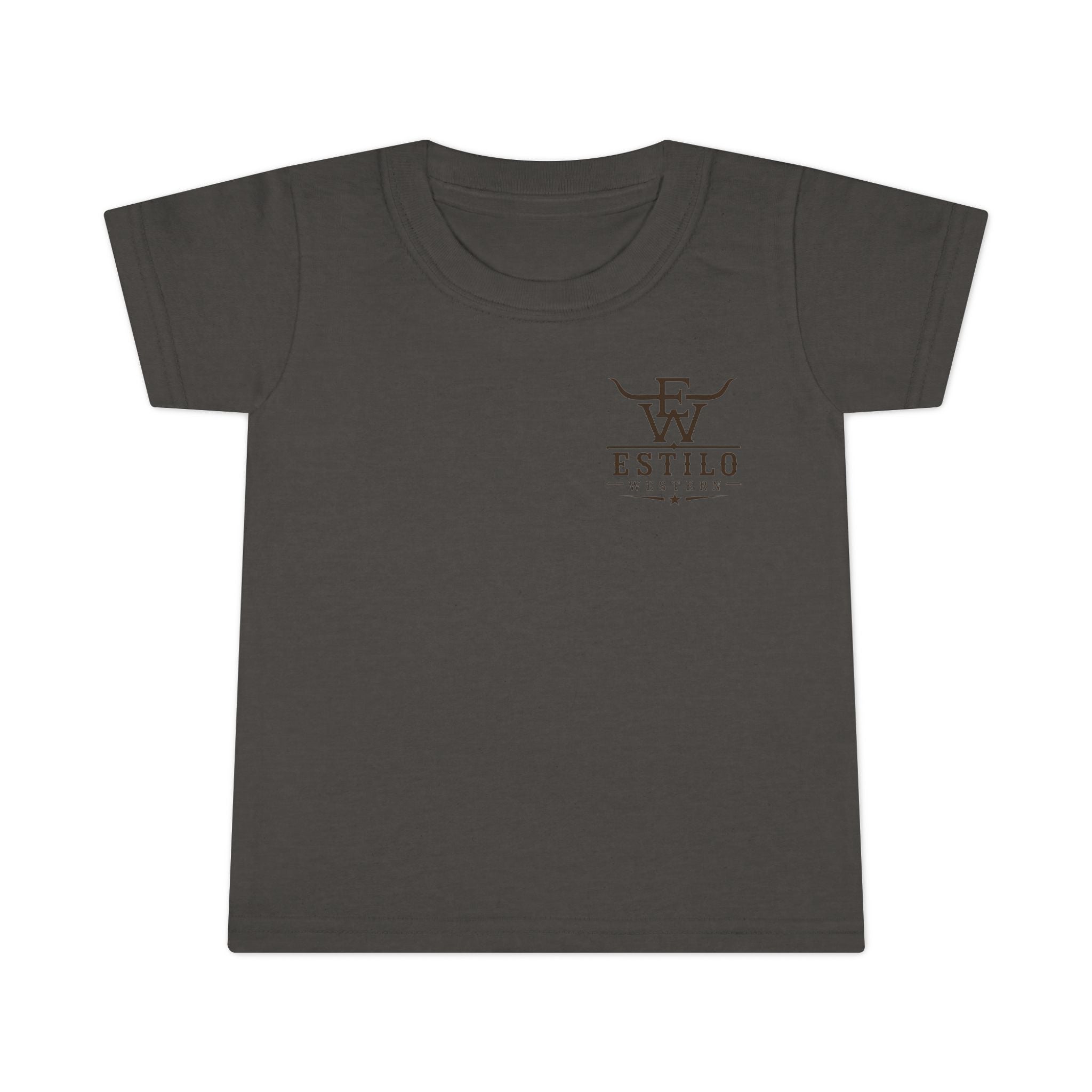 Toddler T-Shirt — Estilo Western Cowhide Logo Kids Tee