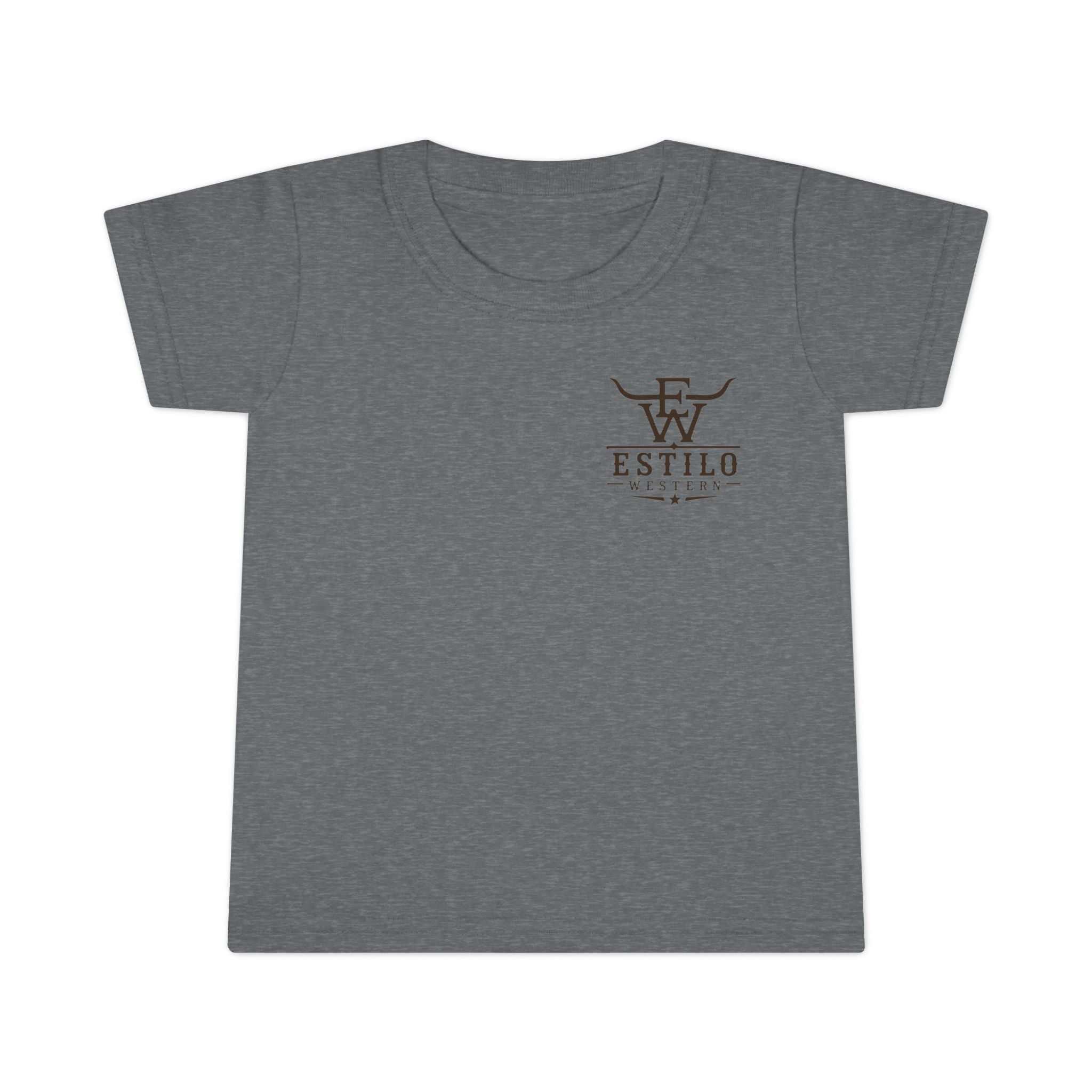 Toddler T-Shirt — Estilo Western Cowhide Logo Kids Tee