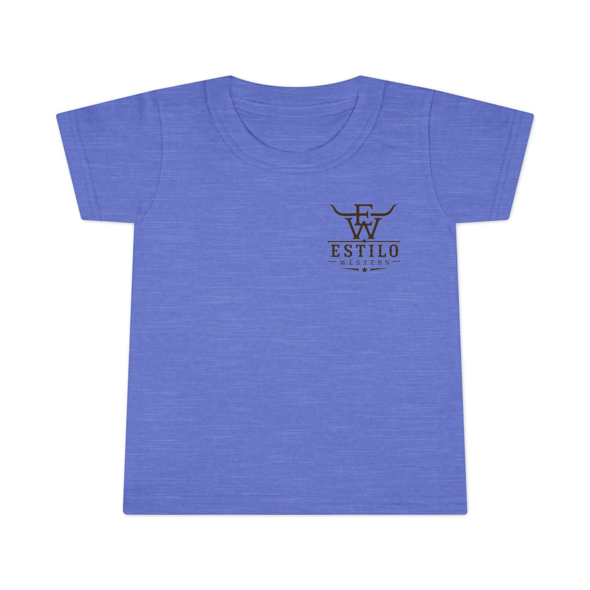 Toddler T-Shirt — Estilo Western Cowhide Logo Kids Tee