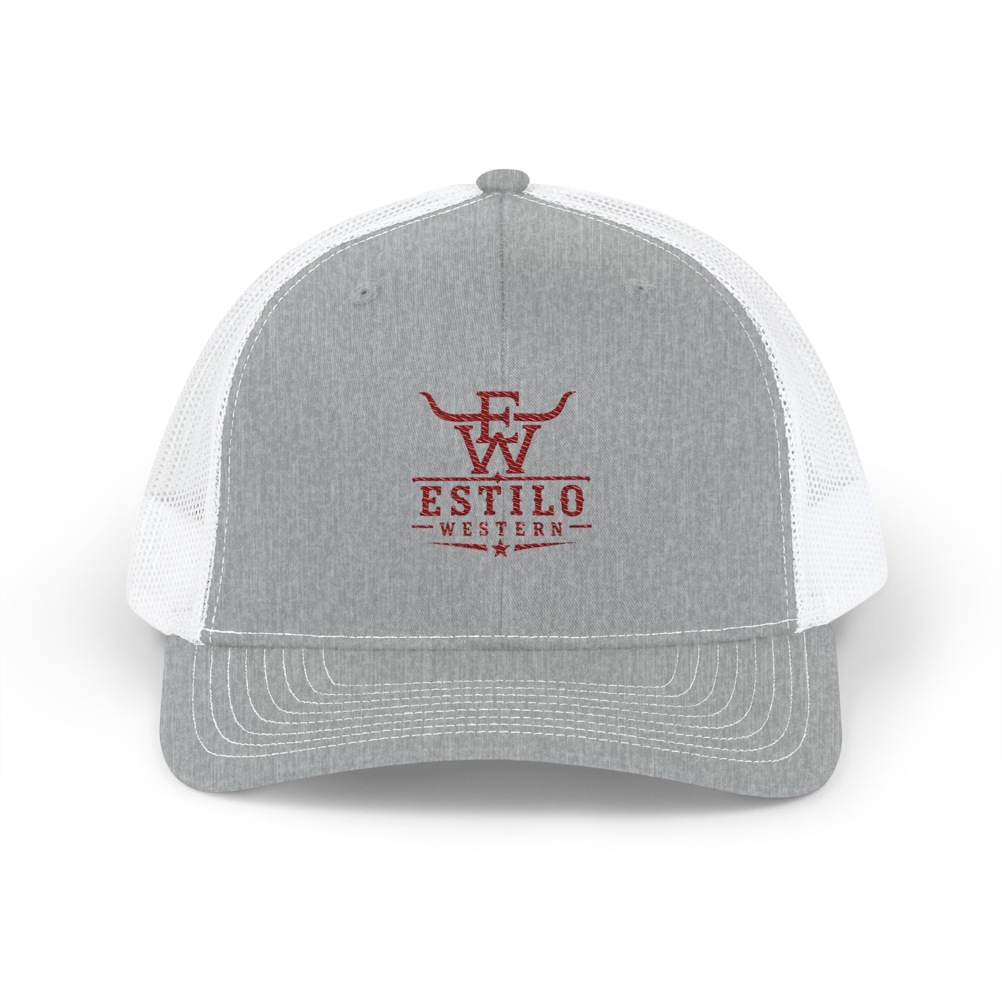 Trucker Cap — Estilo Vaquero Red Logo Snapback