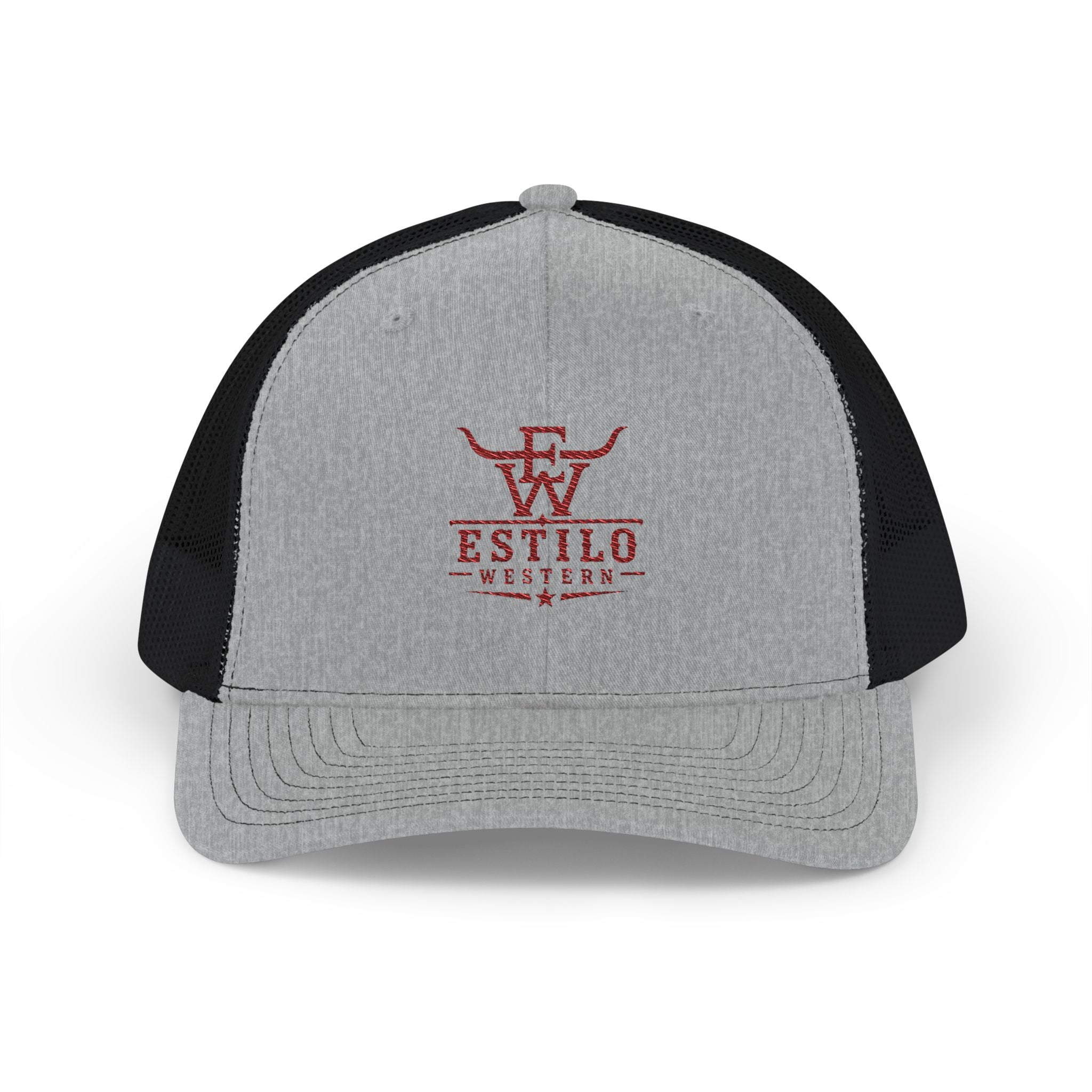 Trucker Cap — Estilo Vaquero Red Logo Snapback