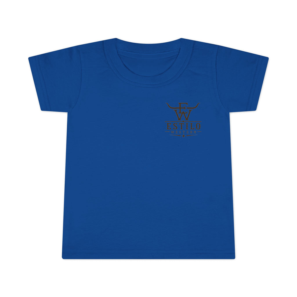 Toddler T-Shirt — Estilo Western Cowhide Logo Kids Tee