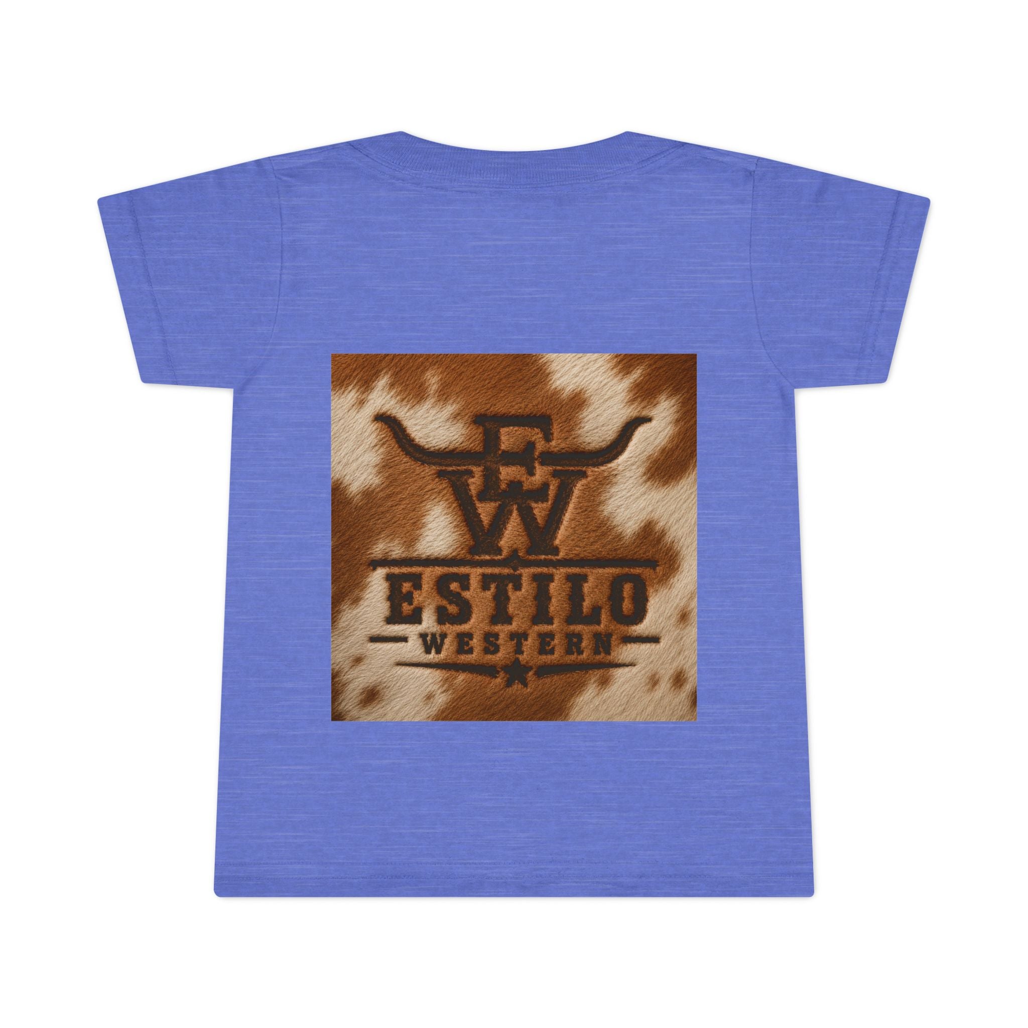 Toddler T-Shirt — Estilo Western Cowhide Logo Kids Tee