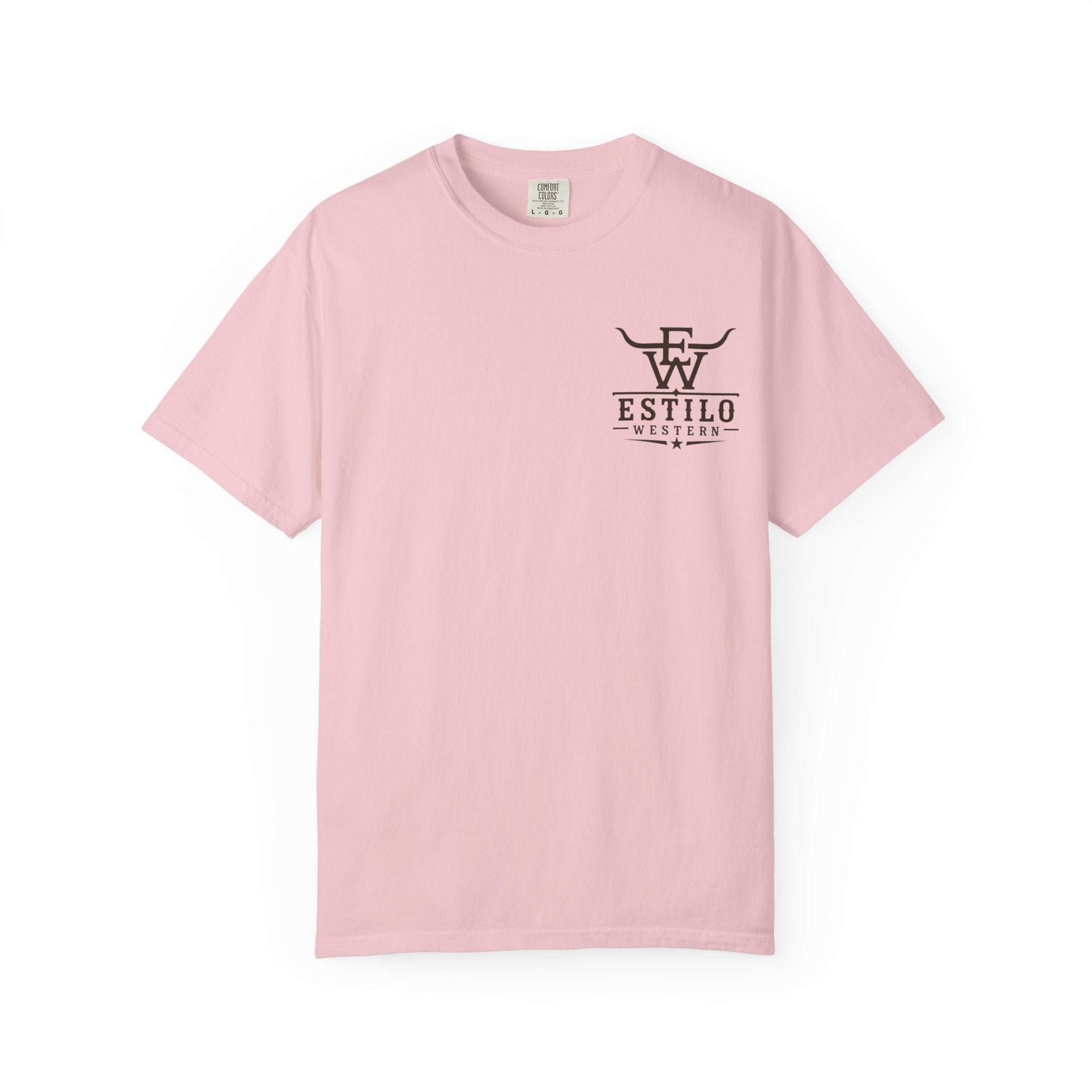 Western Estilo Graphic T-Shirt — Cowhide Logo Print