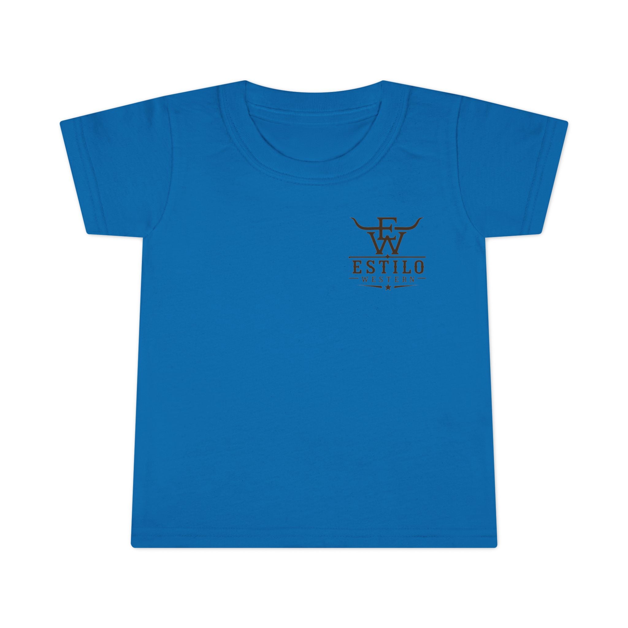 Toddler T-Shirt — Estilo Western Cowhide Logo Kids Tee
