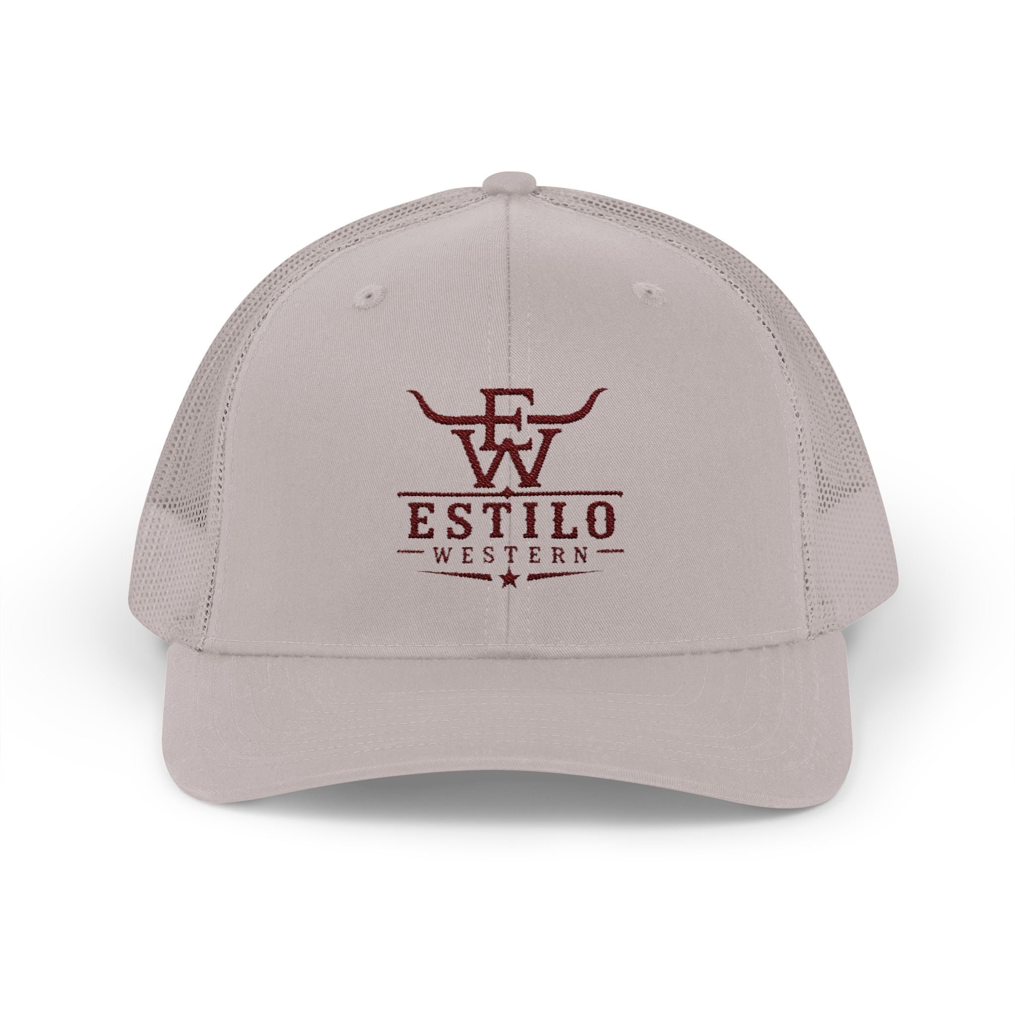 Western Estilo Embroidered Trucker Cap – Cowboy Snapback Mesh Hat