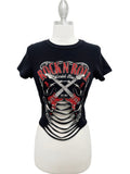Rock N Roll World Tour Laser-cut Graphic Tee