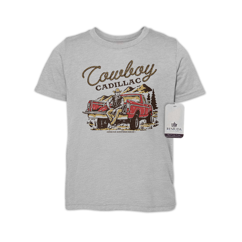 Cowboy Cadillac - Youth Western Tee T-Shirt