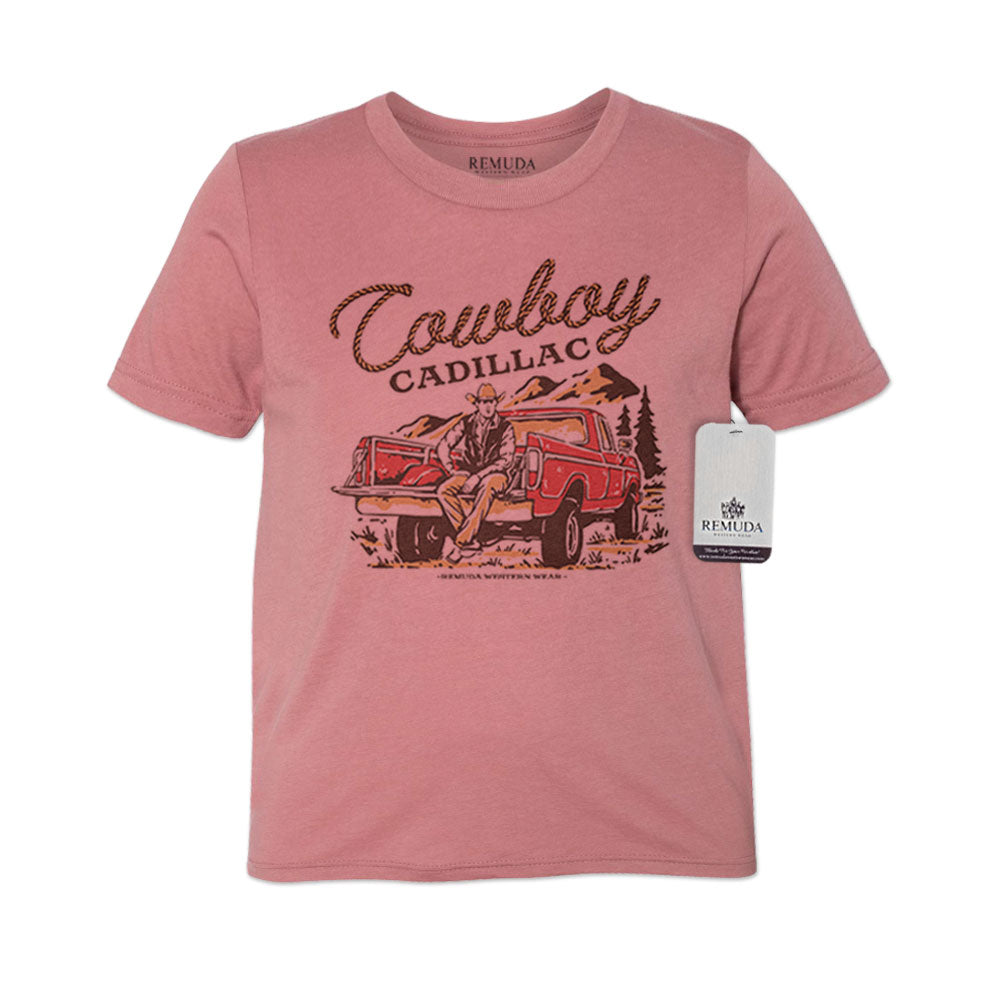 Cowboy Cadillac - Youth Western Tee T-Shirt