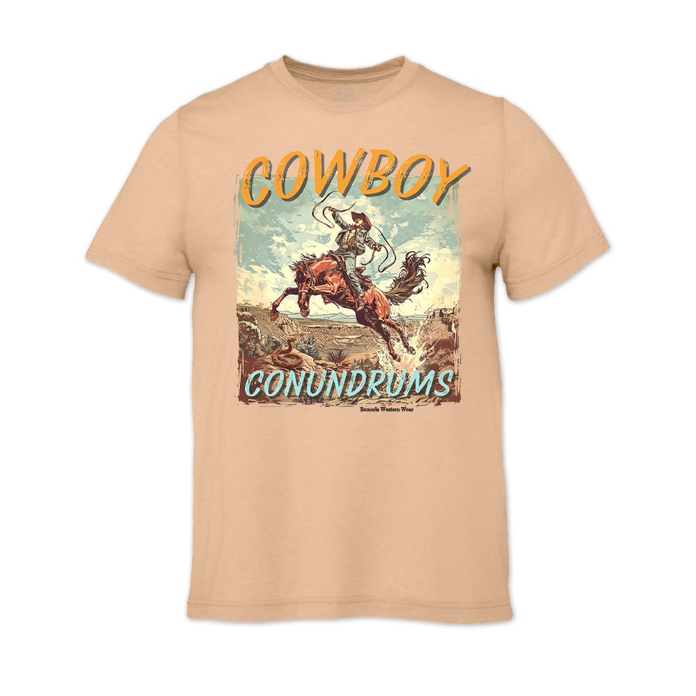 Cowboy Conundrums Adult Unisex Western Tee T-Shirt