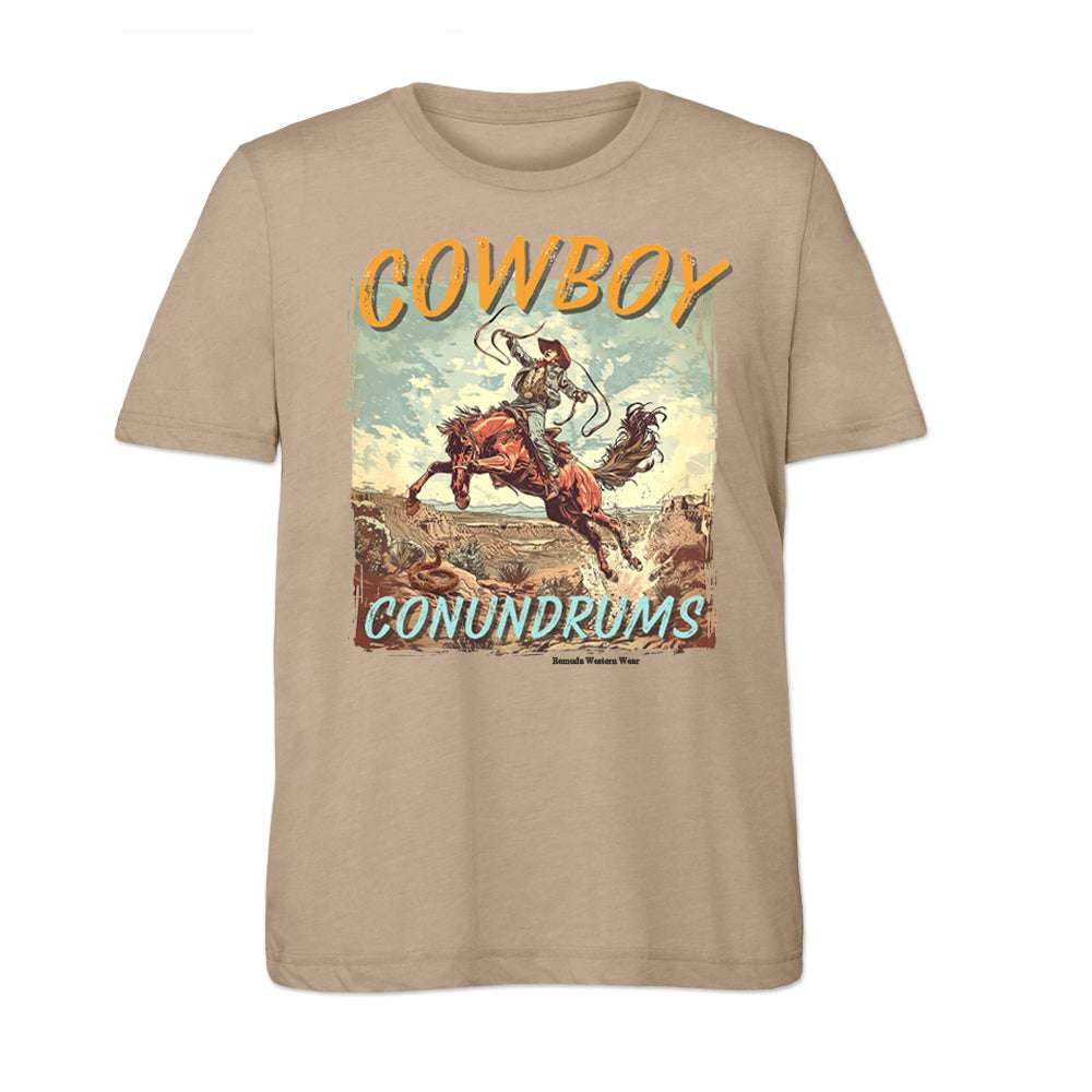 Cowboy Conundrums Adult Unisex Western Tee T-Shirt