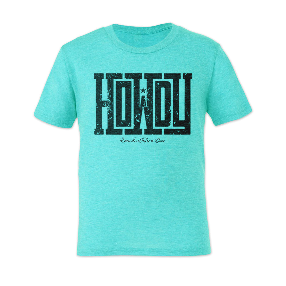 Howdy - Adult Unisex Western Tee T-Shirt - Color Group 2