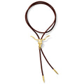 Longhorn Bolo Tie | Brass Longhorn Western Bolo Tie