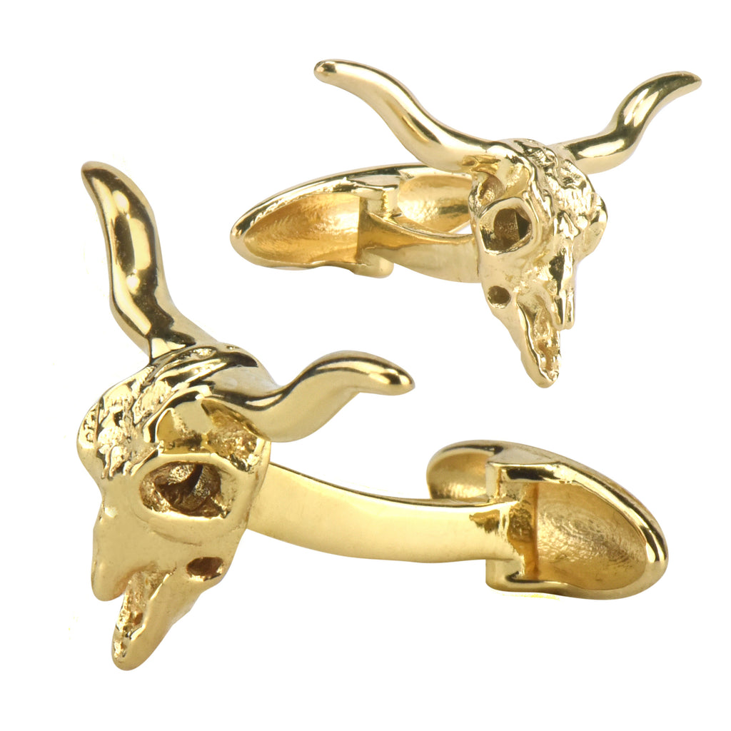 Longhorn Gold Cufflinks | Texas Longhorn Statement Cufflinks