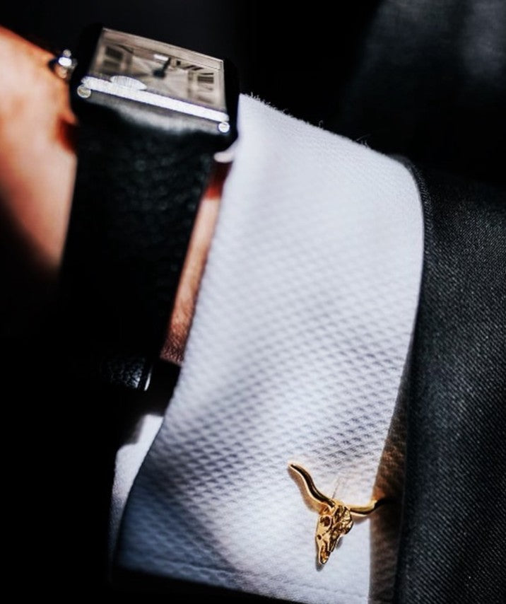 Longhorn Gold Cufflinks | Texas Longhorn Statement Cufflinks