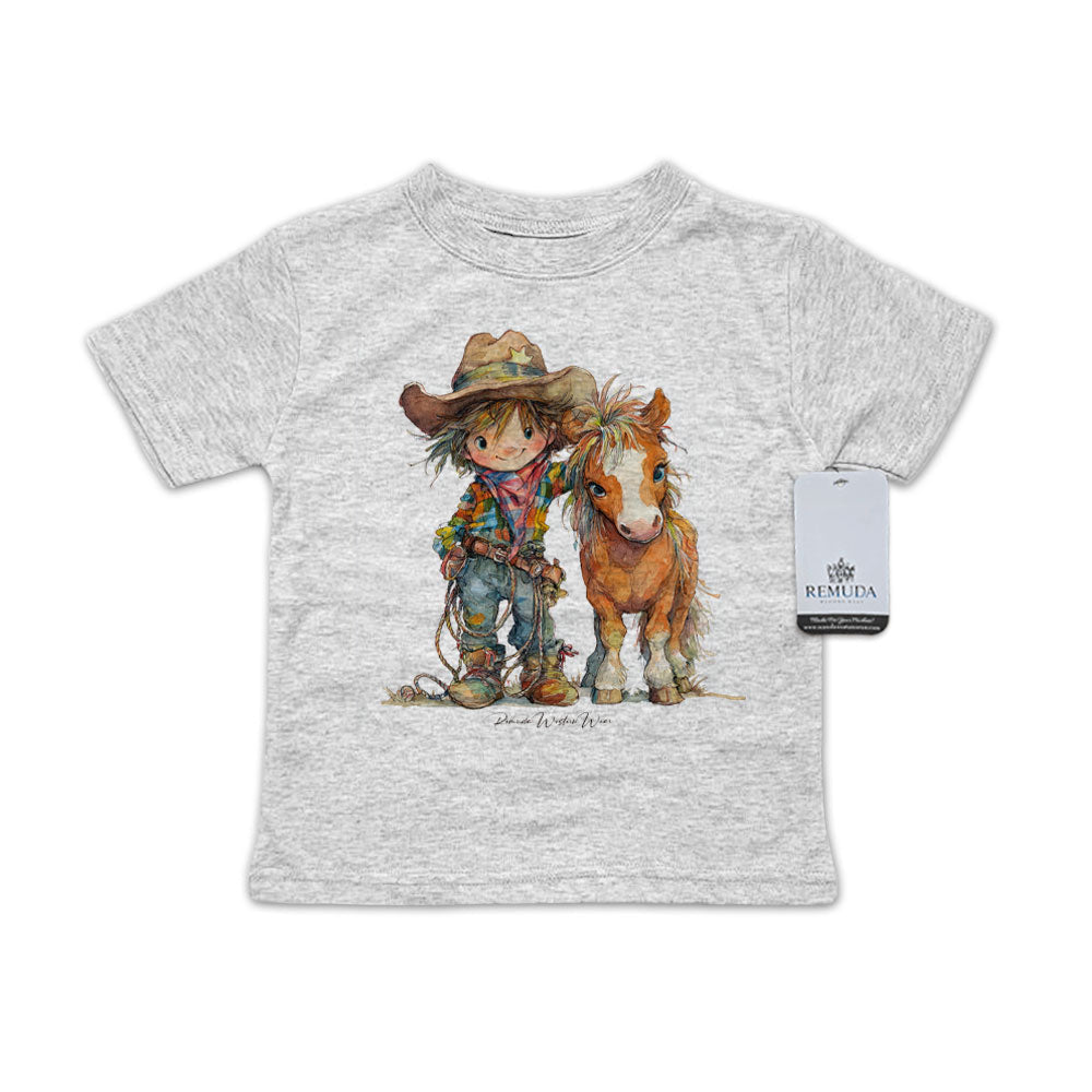 Pony Pals Cowboy - Infant Kids Western Tee T-Shirt