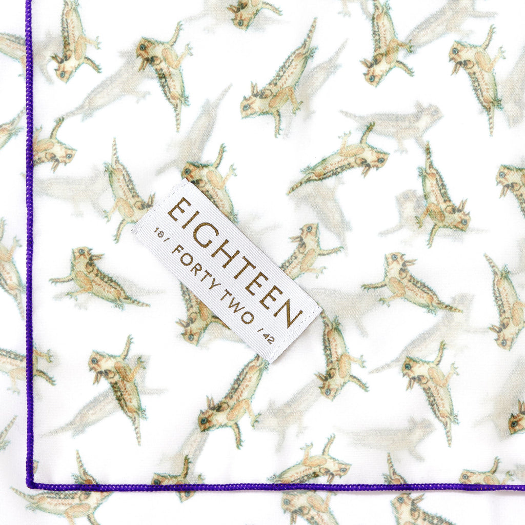 Horned Frogs Chiffon Scarf | 20" Square Scarf
